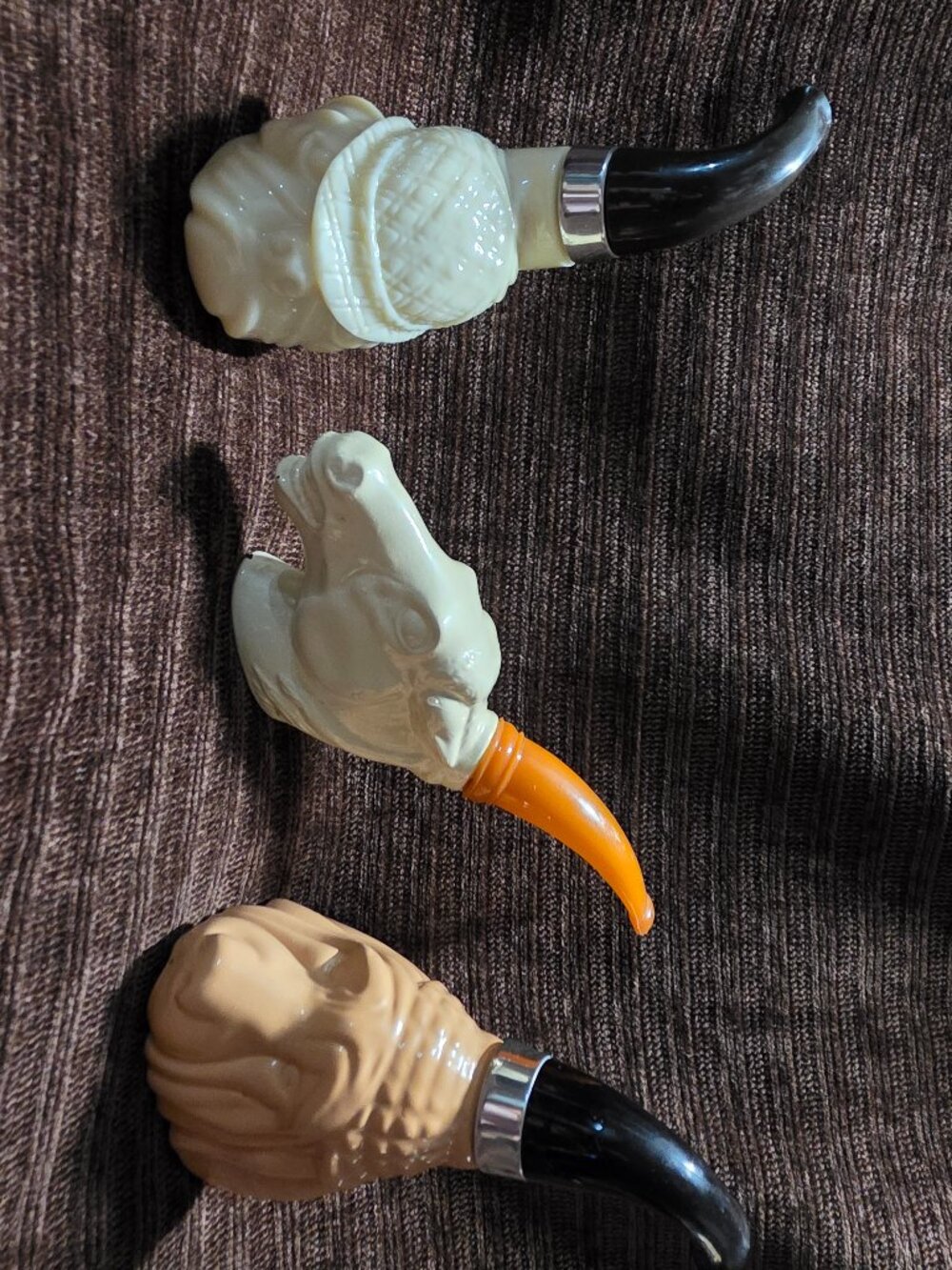 Avon Collection of Three (3) Pipe Cologne Bottles